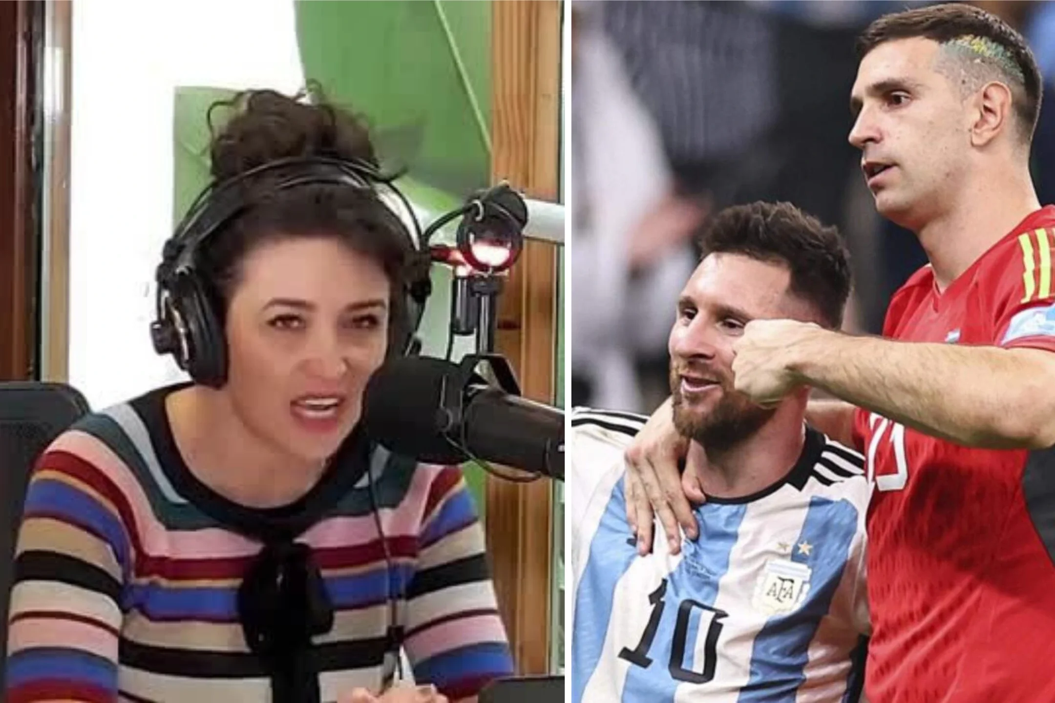 Julia Mengolini and Kirchnerism hate Lionel Messi and the champion Argentine National Team