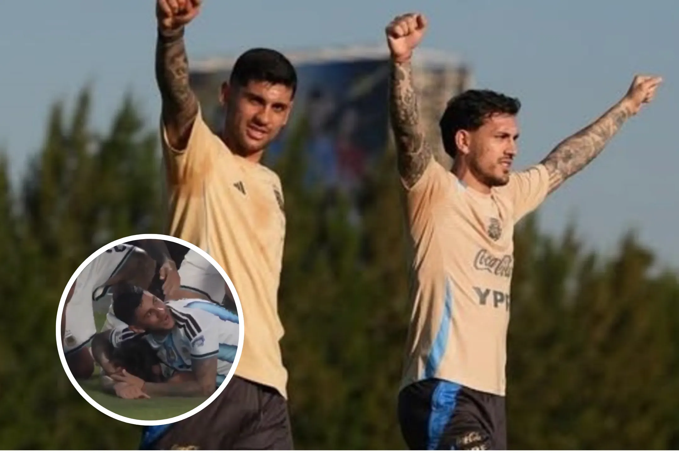 La desopilante promesa de "venganza" del Cuti Romero contra Leandro Paredes