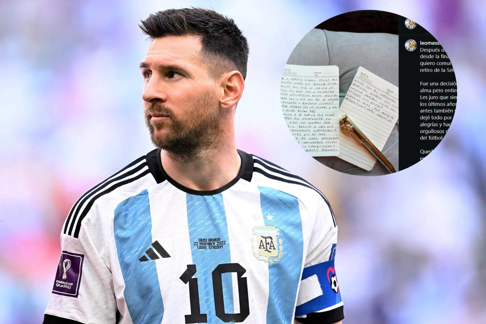 El detalle de la lapicera de Messi en su despedida de la Selección que desató el revuelo: el Giratiempo de Harry Potter
