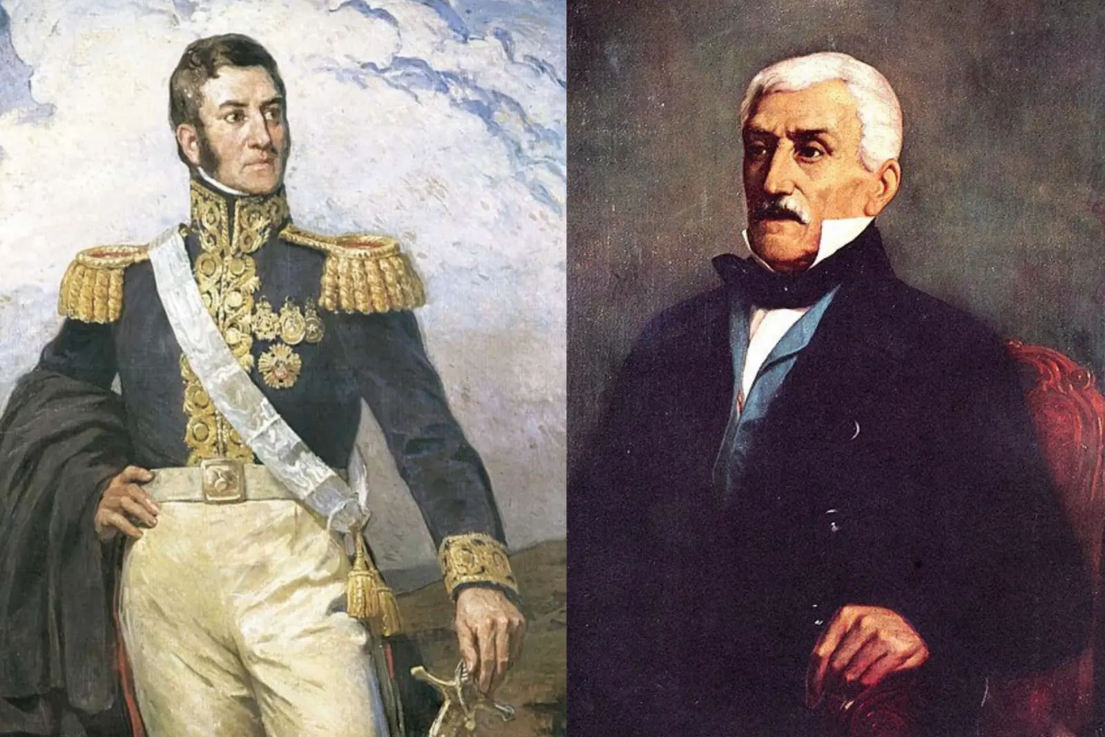 San Martín, he was great when the sun shone on him and even greater at sunset