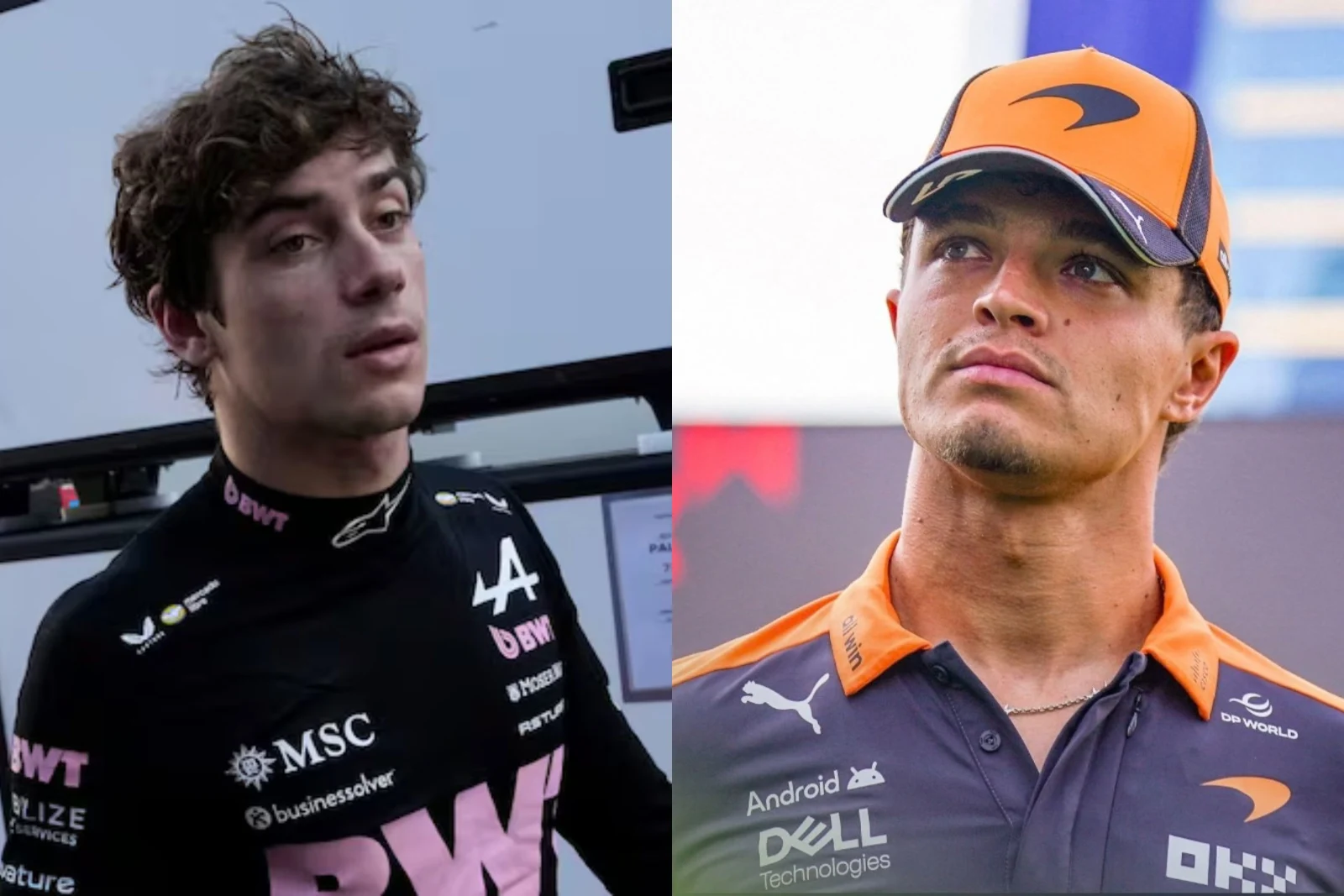 Lando Norris requested a suspension for Franco Colapinto after the accident at the Azerbaijan GP
