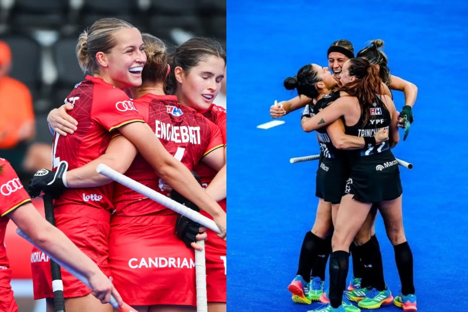 Las Red Panthers se tomaron revancha contra Países Bajos y celebraron el título de Las Leonas con banderas argentinas