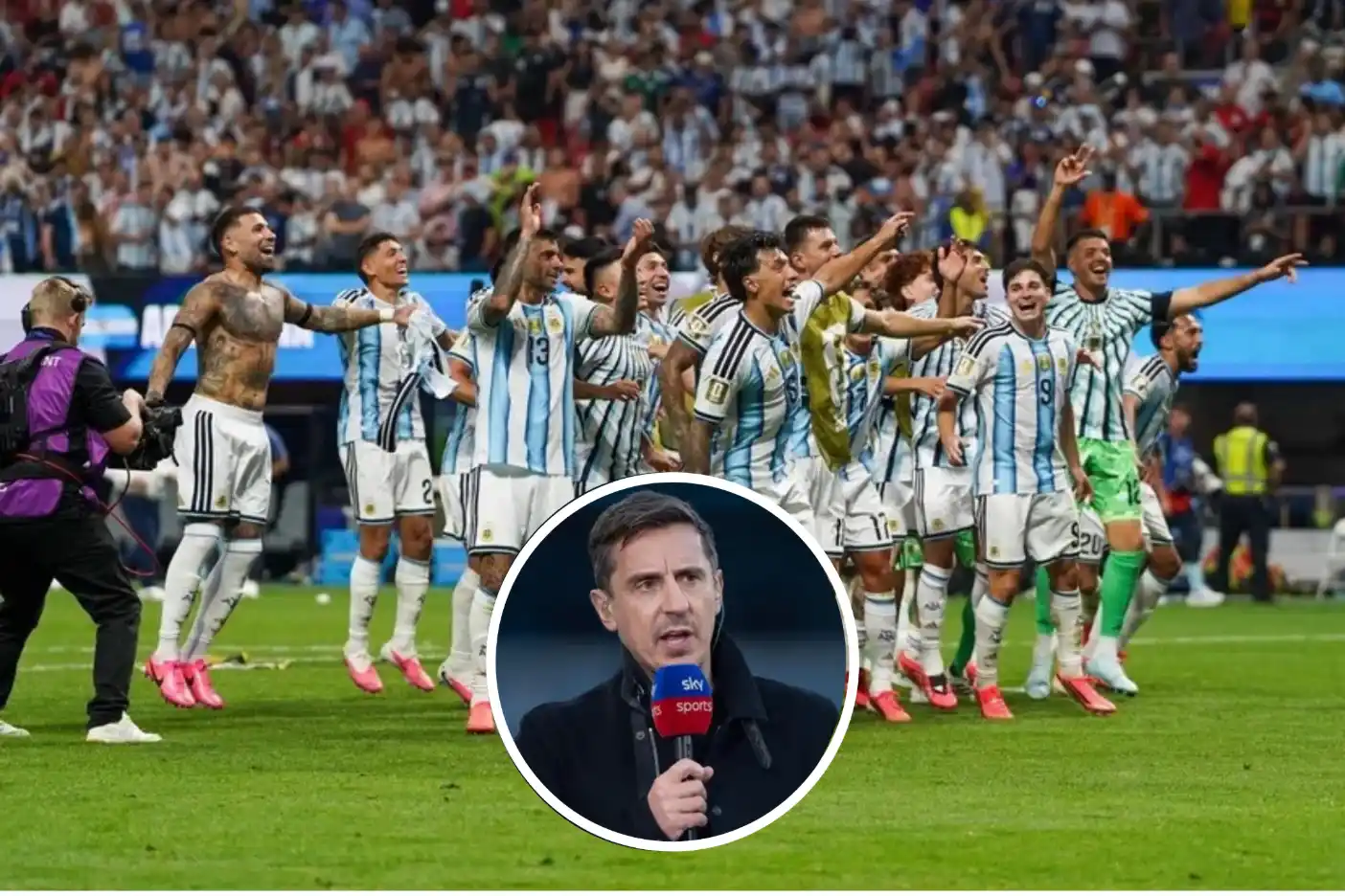 ¿Análisis objetivo o deseo?: Gary Neville aseguró que la Selección Argentina no tiene nivel para el bicampeonato