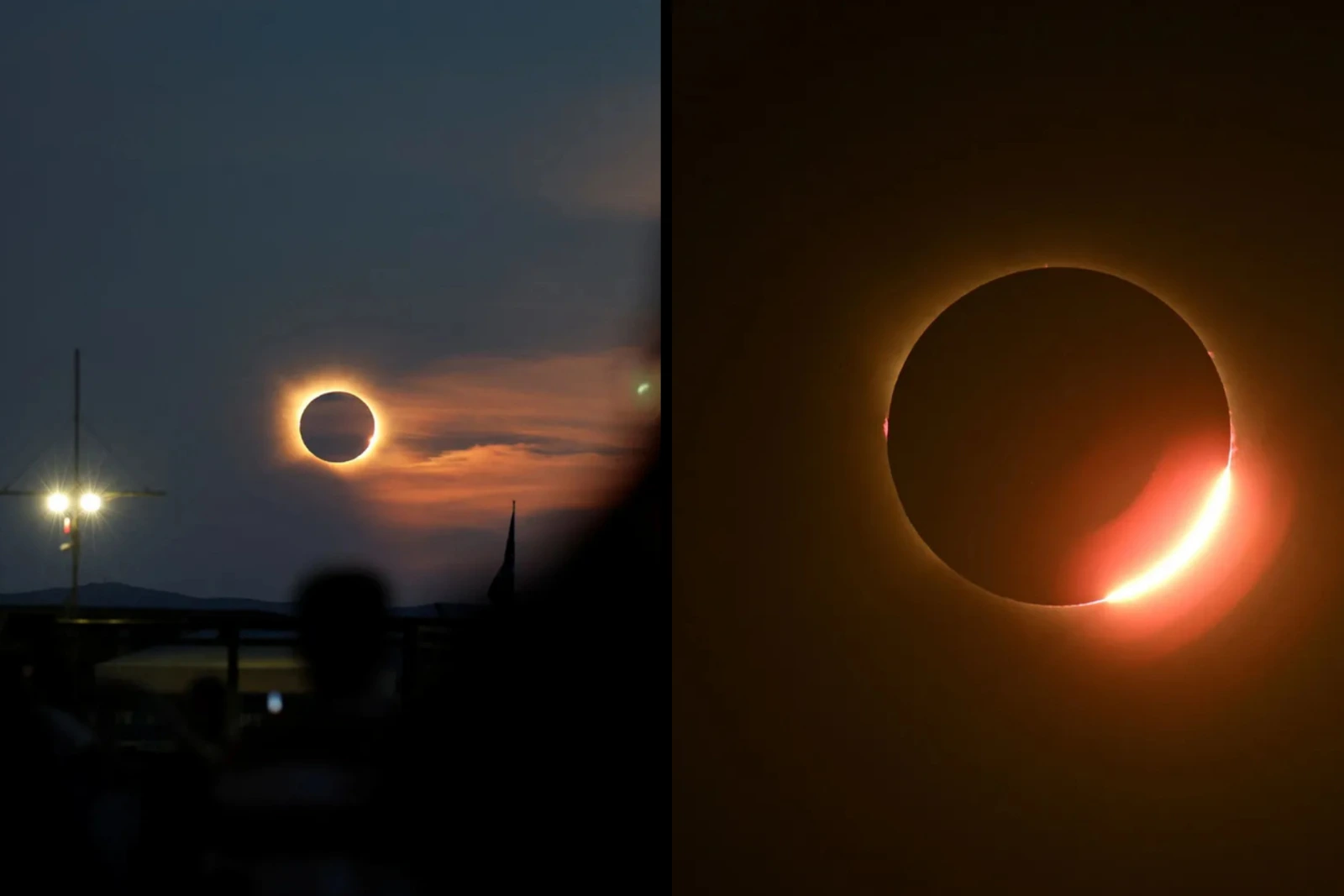 Las mejores fotos del eclipse solar total que volvió a oscurecer España