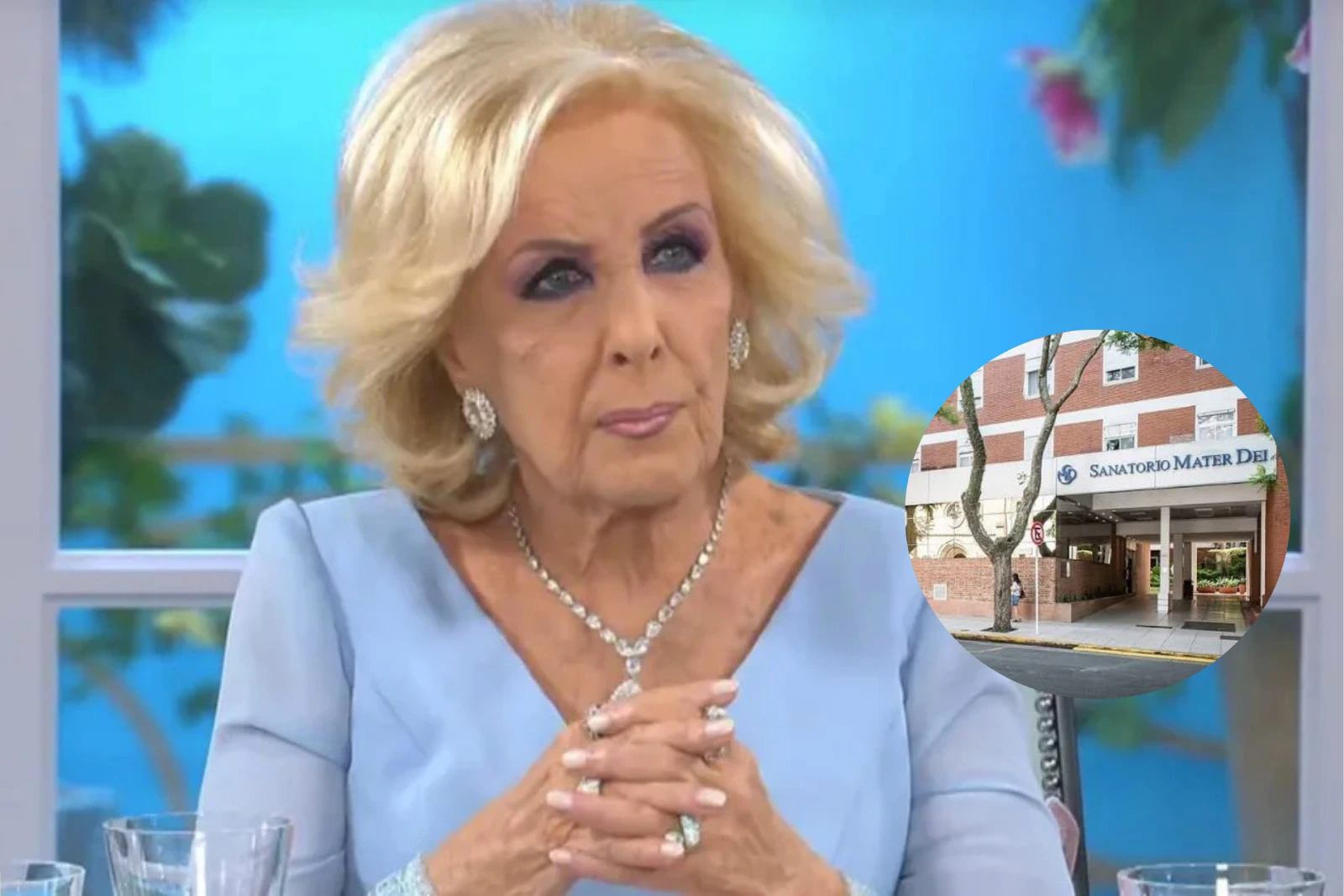 Mirtha Legrand fue internada en el Mater Dei por una bronquitis
