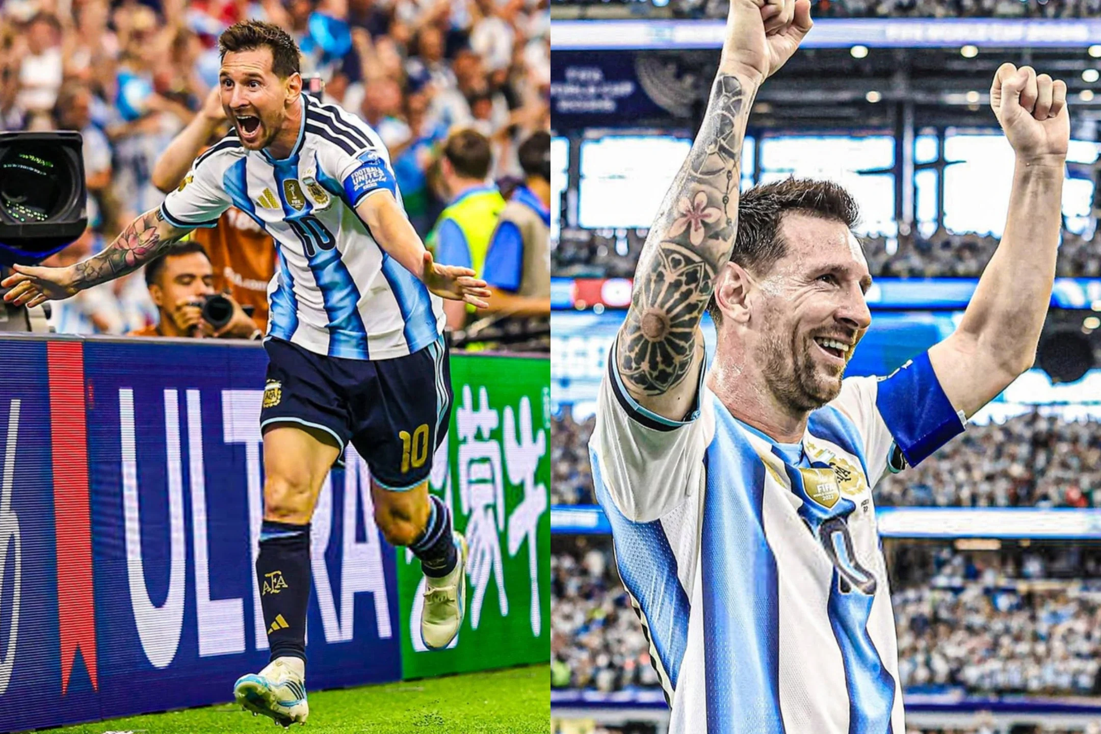 Messi suma su 18º gol mundialista en victoria de Argentina