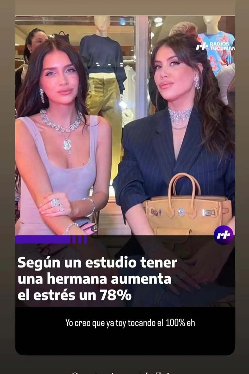 Qué publicó Zaira Nara sobre Wanda Nara