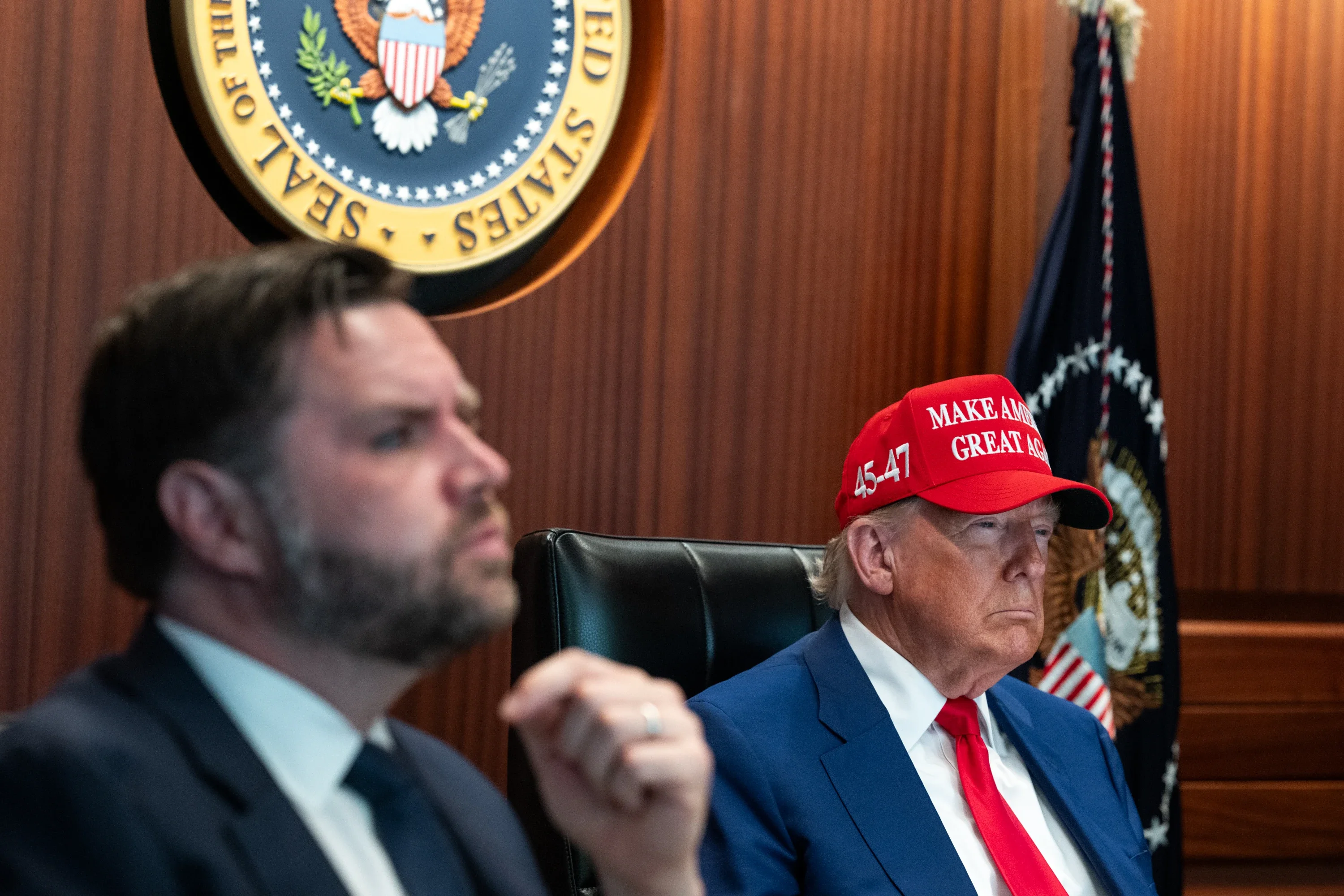 Donald Trump and JD Vance