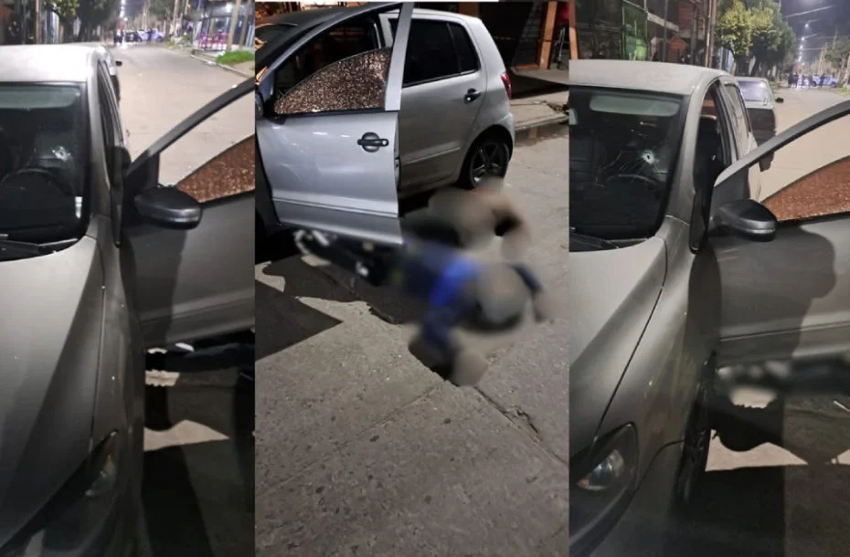 Los delincuentes abatidos.