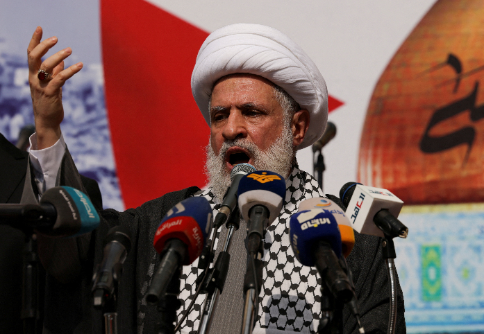The terrorist leader of Hezbollah issued numerous threats against Israel and even against Lebanese territory itself.