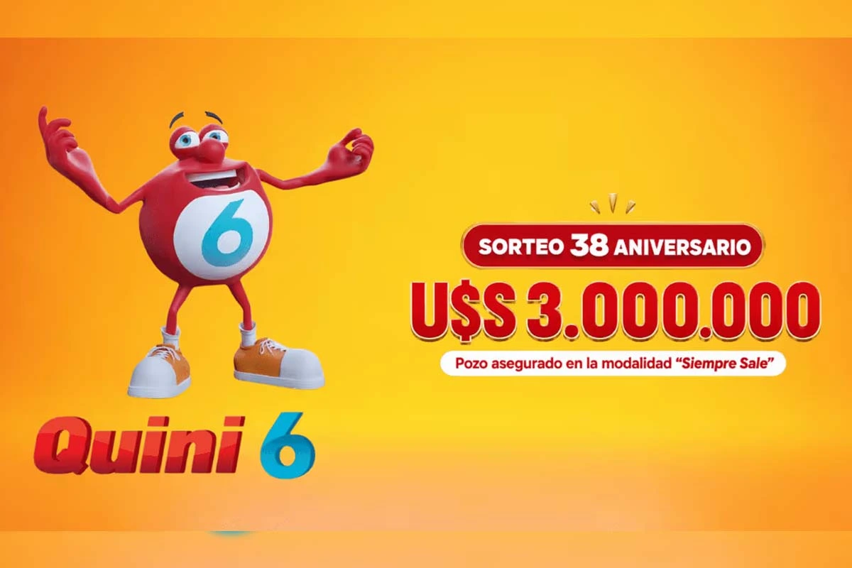 Quini 6 tuvo este domingo 9 de agosto un sorteo especial por los 38 años del juego