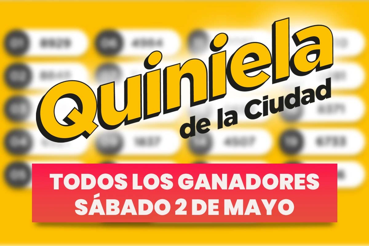 Quiniela Nacional: todos los números ganadores del sábado 2 de mayo