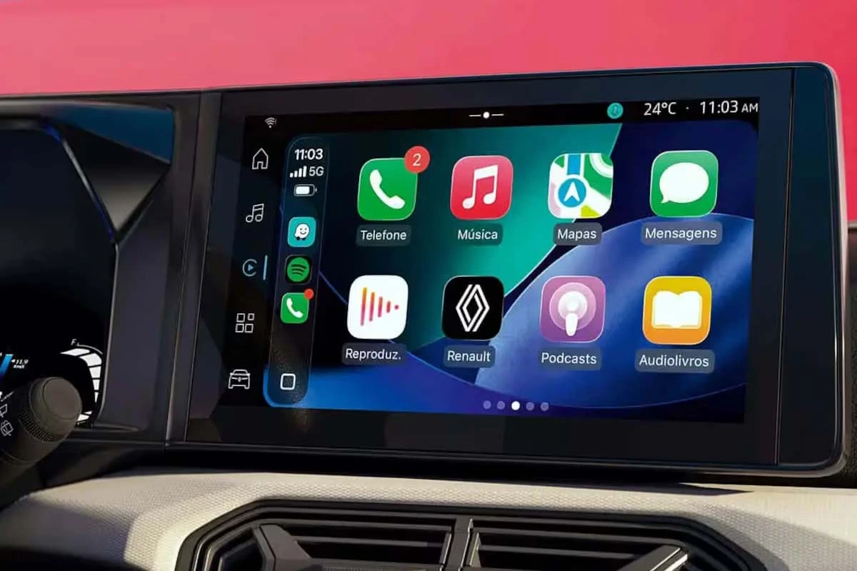 El nuevo interior del Renault Kwid 2027 suma dos pantallas
