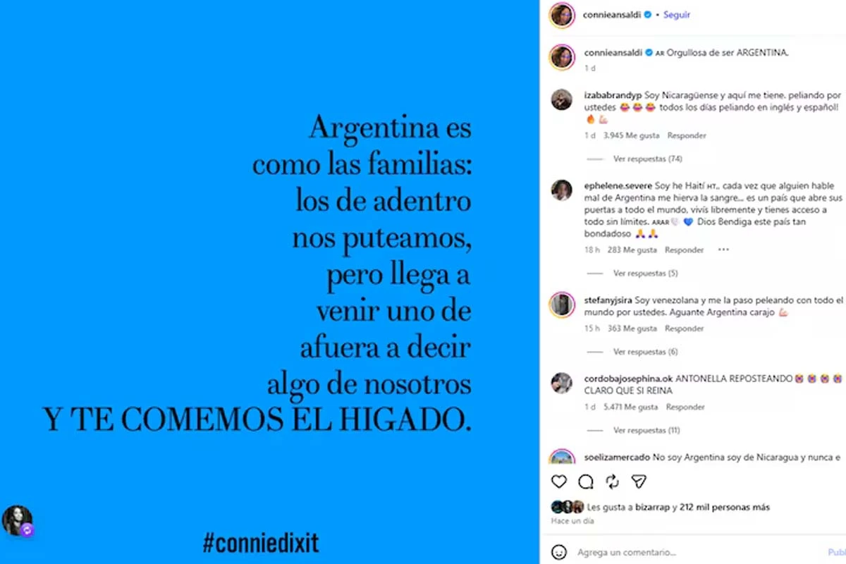 Qué compartió Antonela Roccuzzo en Instagram
