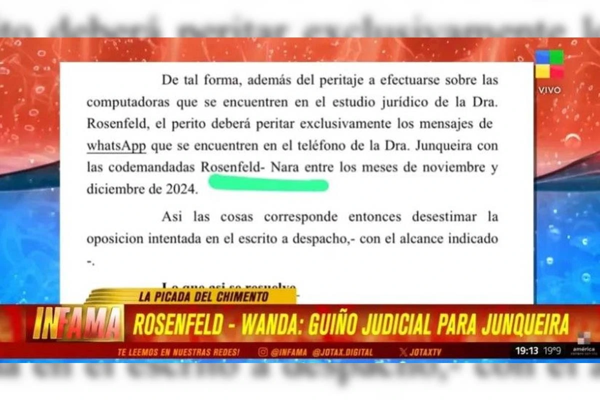 Qué deberán peritar de los celulares de Ana Rosenfeld y Wanda Nara