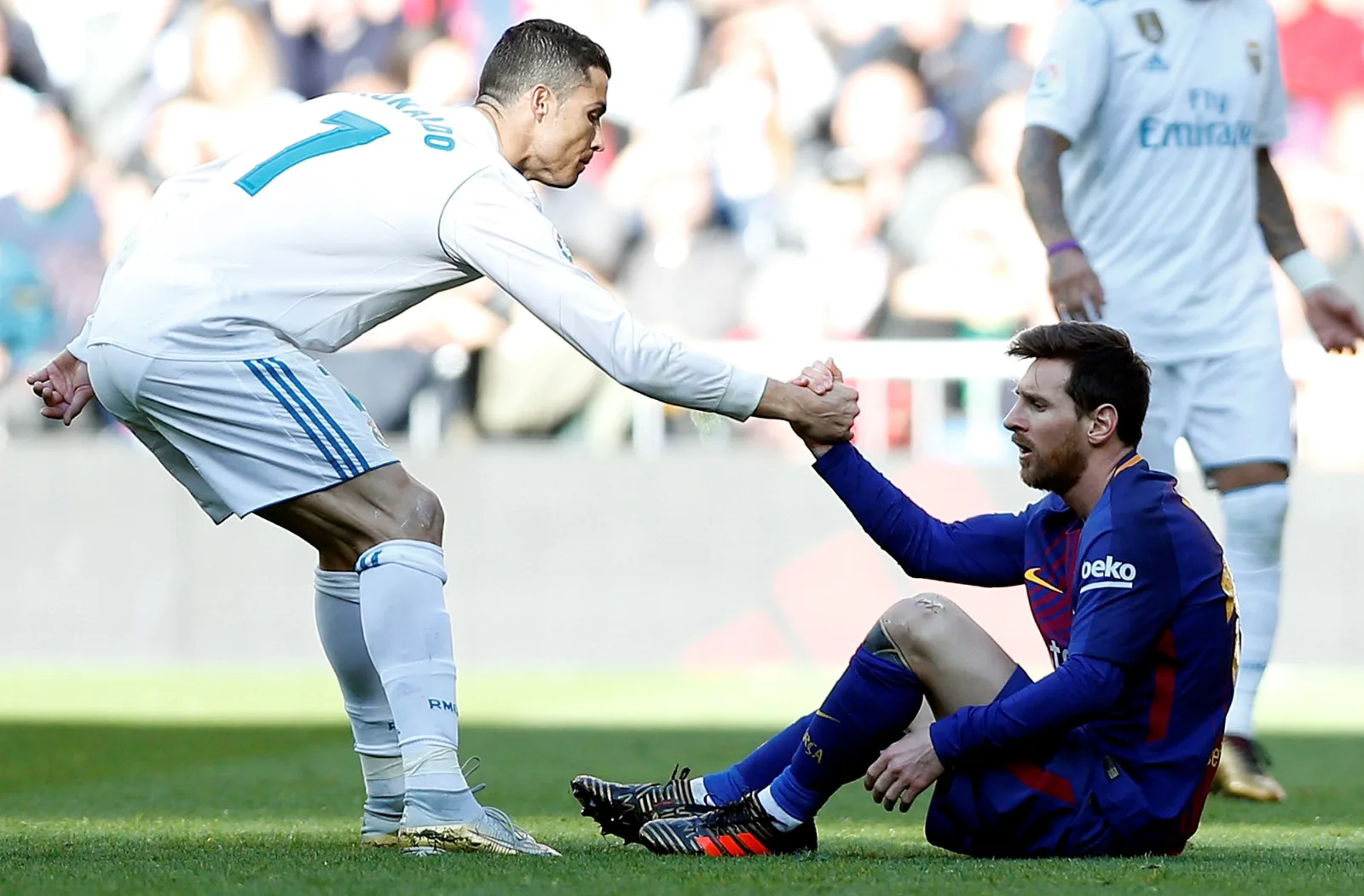 Cristiano Ronaldo expressed his support for Messi