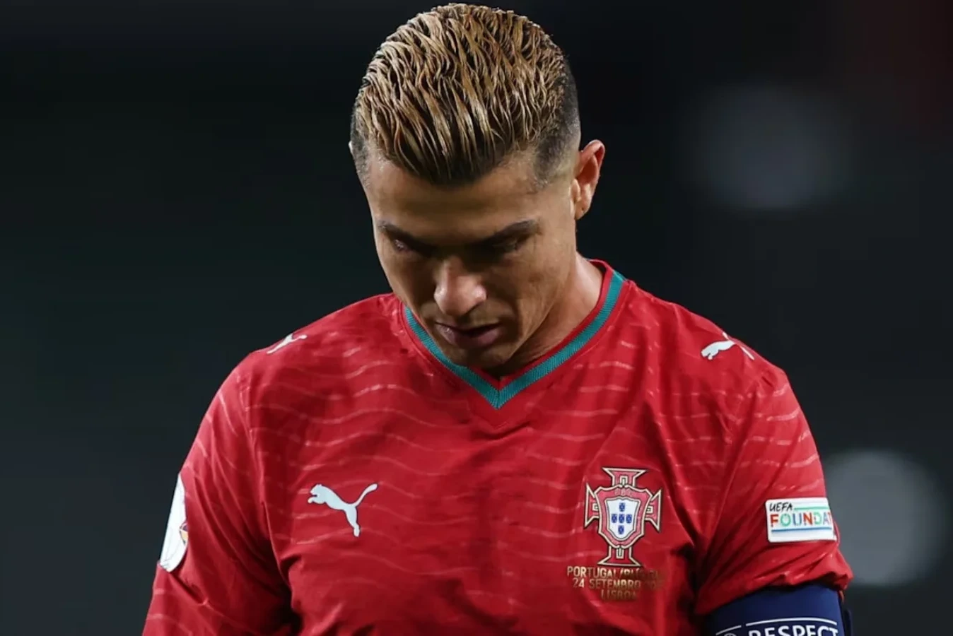 Cristiano Ronaldo fue suspendido provisionalmente por la Federación Portuguesa de Fútbol