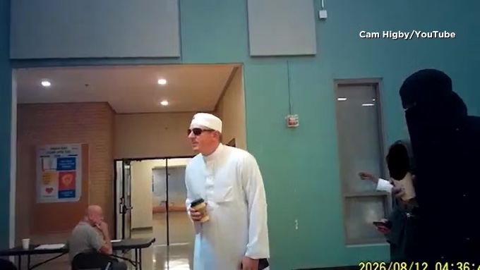 Capture of the video uploaded by O'Keefe and Higby