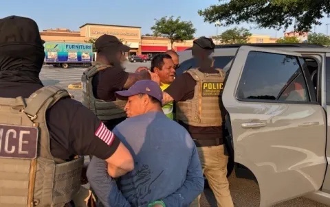 Images from Trump's historic ICE operation over the last two weeks.