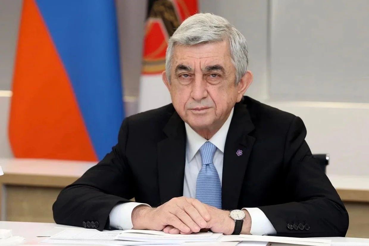 El ex presidente armenio Serzh Sargsyan es uno de los principales contendientes para reemplazar a Pashinyan