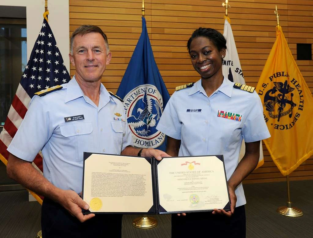 Erica Schwartz has extensive experience in the public sector and has obtained the rank of rear admiral in the Corps of Officers of the Public Health Service