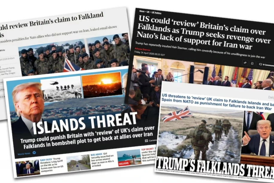 The British press panics over Trump and the possible US pivot to the Falklands