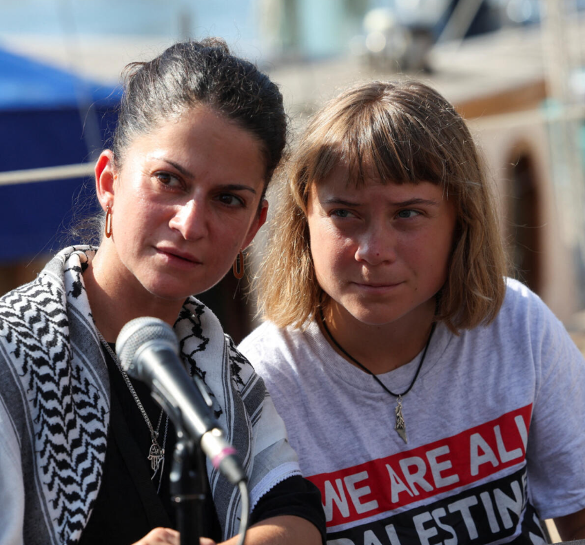 Greta Thumberg, la cara detrás de la flotilla anti israel