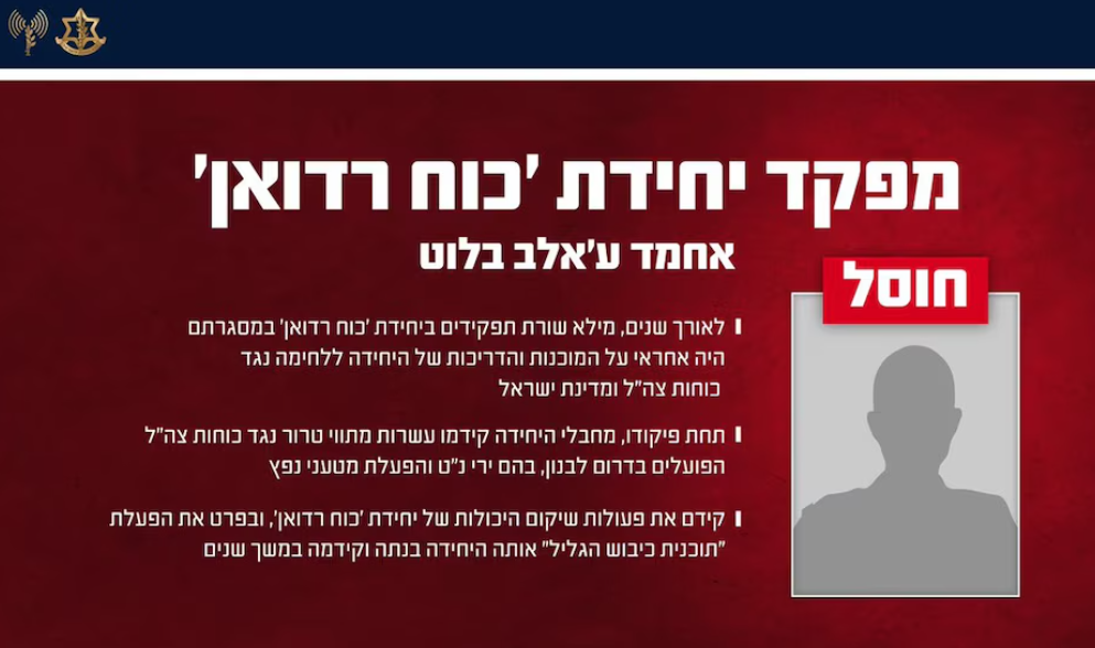 Las FDI confirmaron la muerte del líder de Hezbolá