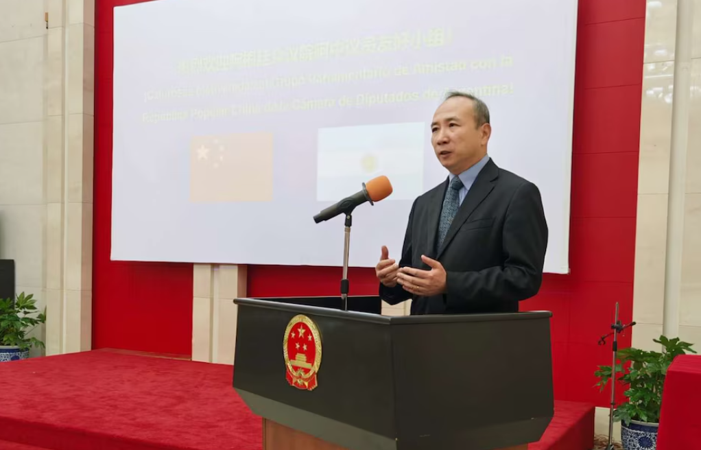 The Chinese Ambassador to Argentina, Wang Wei