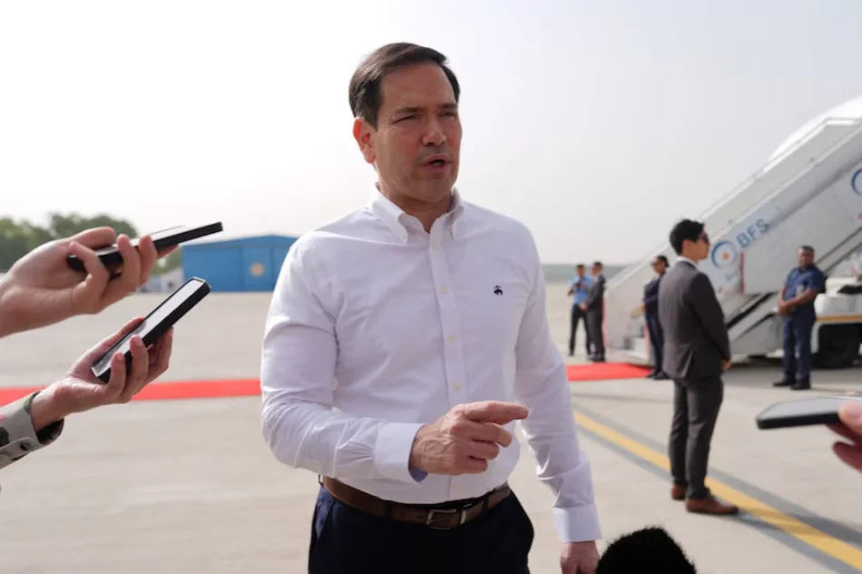 Marco Rubio aseguró que EEUU tiene una propuesta sólida para abrir el estrecho de Ormuz