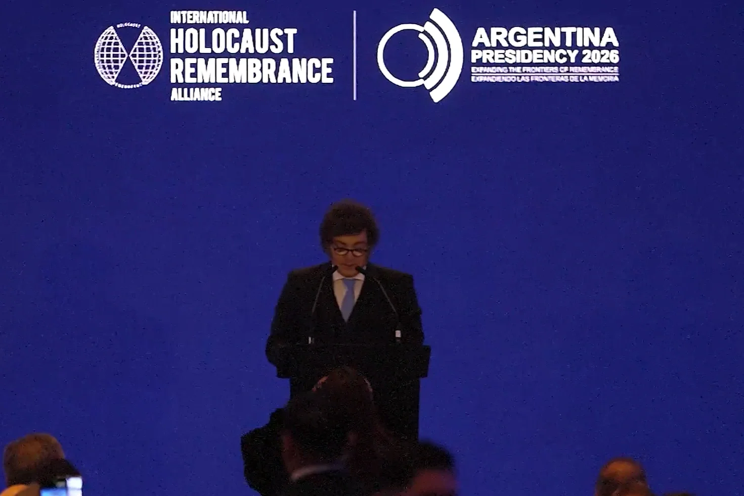 Javier Milei inauguró la presidencia argentina de la IHRA y reforzó su defensa de Israel