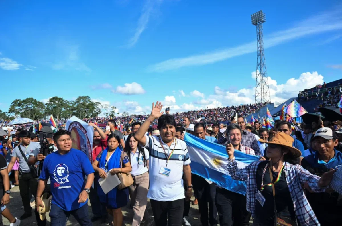 Evo Morales habla de una posible guerra civil