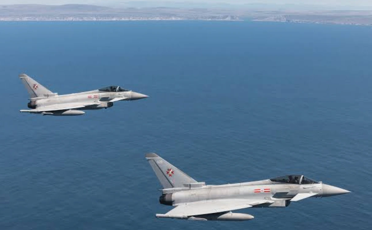 The United Kingdom will renew the four Typhoon aircraft deployed in the Falklands