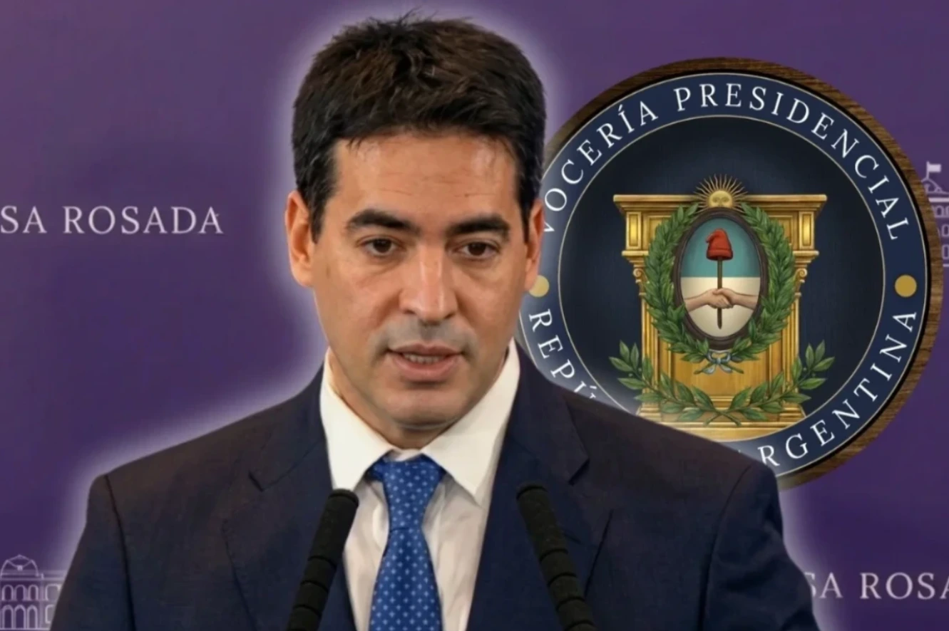 EN VIVO | Adrián Ravier habla desde Casa Rosada: seguí la conferencia del vocero del Gobierno