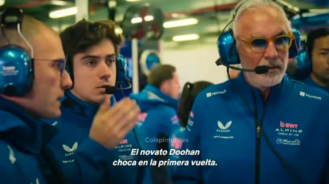 Colapinto tuvo más protagonismo en la temporada 8 por los problemas de Alpine