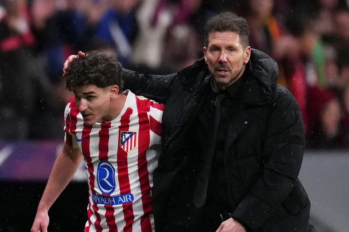 El Cholo Simeone habló sobre el interés por Julián Álvarez: 'Es normal'