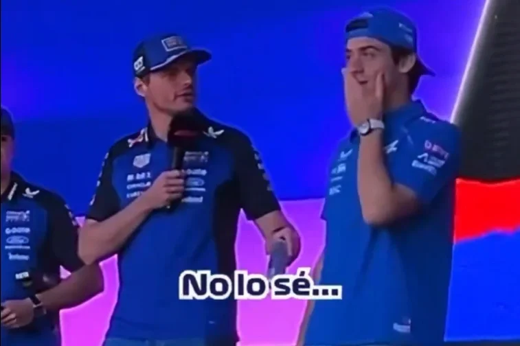 Max Verstappen, impactado por la marea argentina de Franco Colapinto en Barcelona