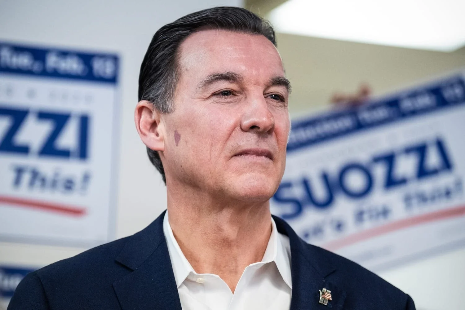 Democratic legislator Tom Suozzi asserted that the party cannot veer towards radical leftism and defended capitalism and protected borders