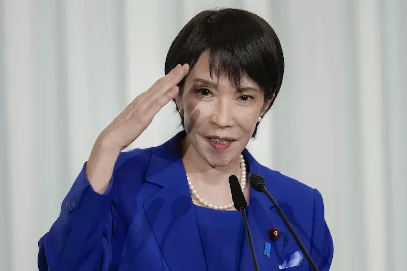 La primer ministro derechista, Sanae Takaichi.