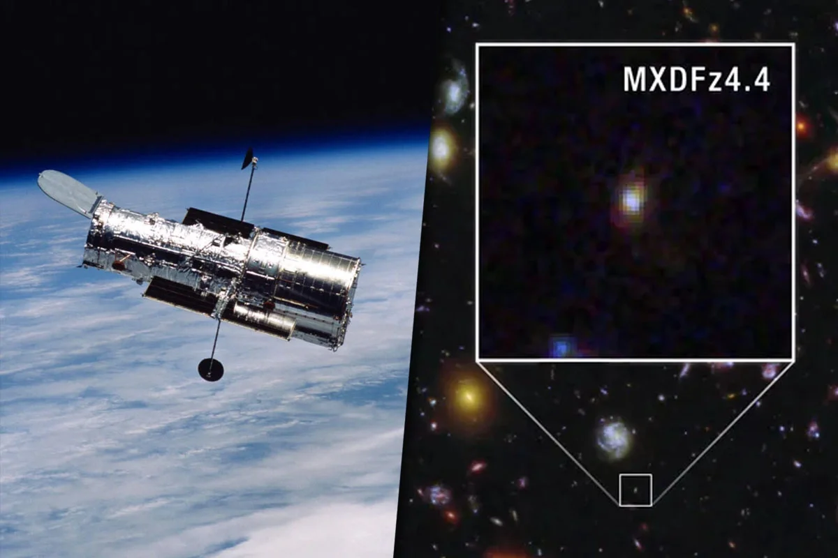 El telescopio Hubble detectó una galaxia que los científicos creían imposible de observar
