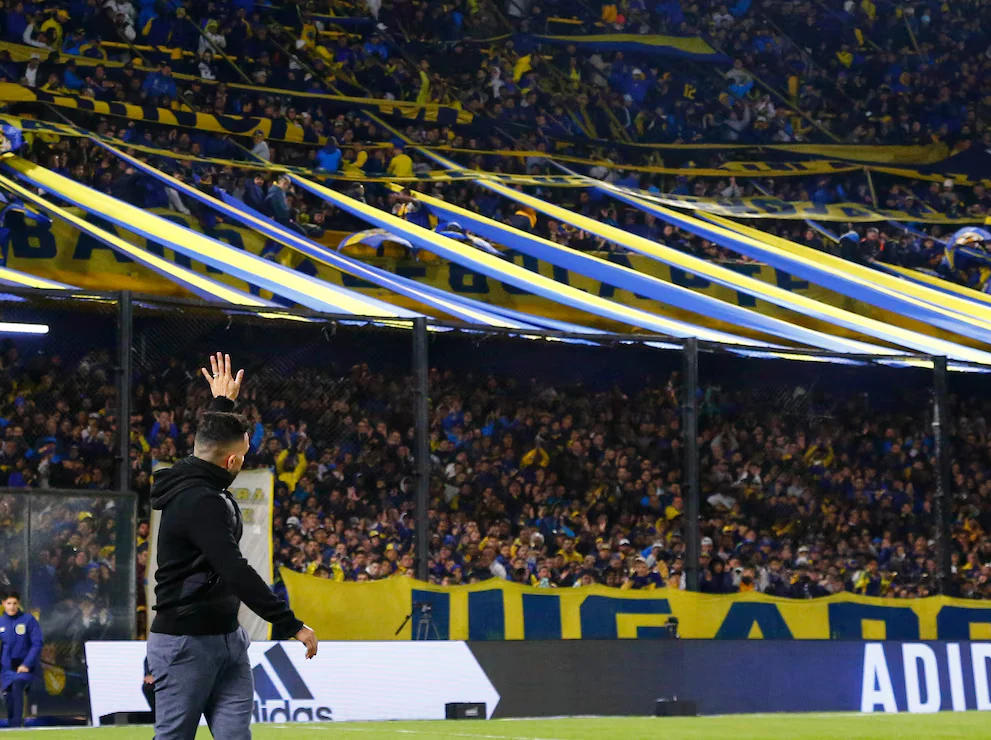 Carlos Tevez en La Bombonera
