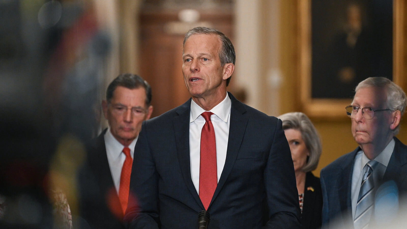 Republican senator John Thune mentioned the existence of a project to fund essential government agencies for several years
