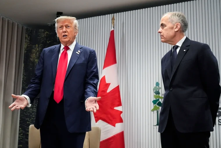 El presidente Donald Trump anunció que impondrá aranceles contra manufacturas del sector automotor canadiense a partir del año 2027