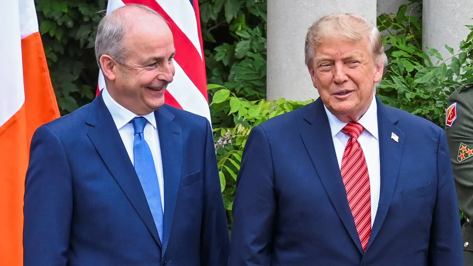 President Donald Trump urged the United Kingdom to open hydrocarbon production in the North Sea to reduce gas and oil prices