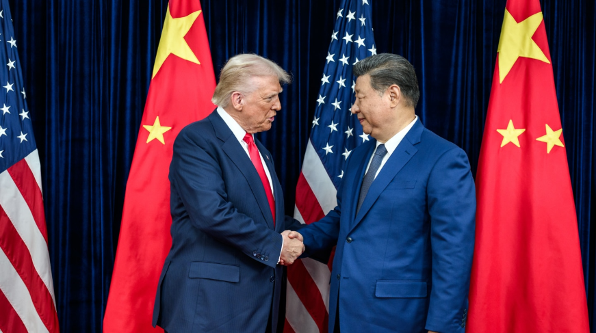 President Donald Trump arrived in China for a historic summit with communist leader Xi Jinping.
