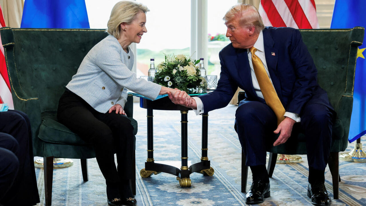 Trump said he maintains a common position with the European Union focused on preventing Iran from obtaining nuclear weapons.