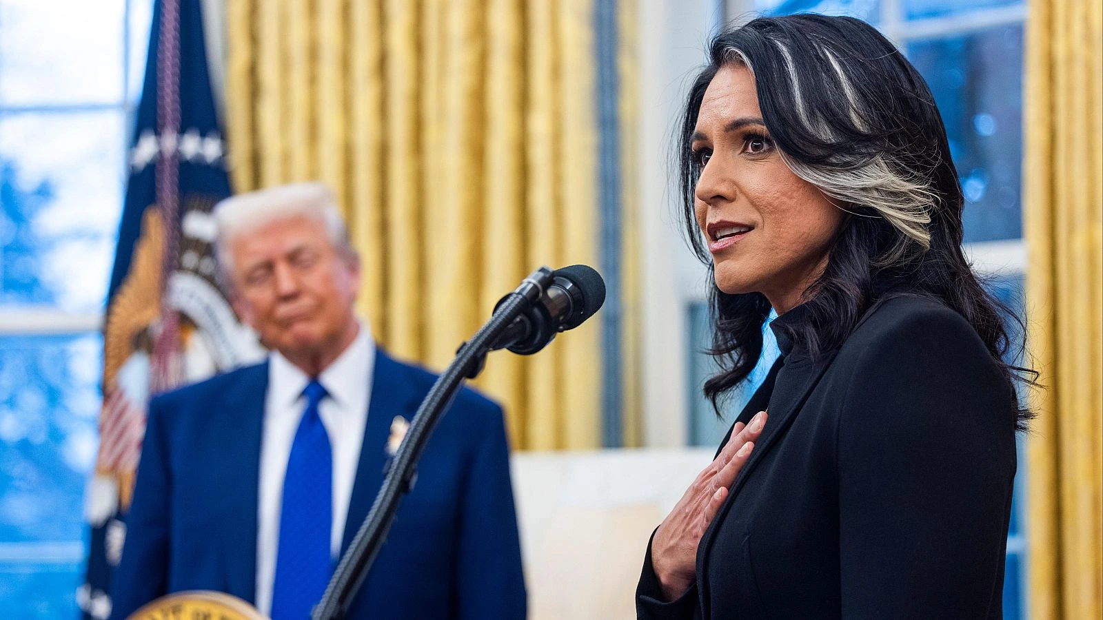 Tulsi Gabbard noted that there is a need to review internal control mechanisms in the intelligence community after the declassification of the documents