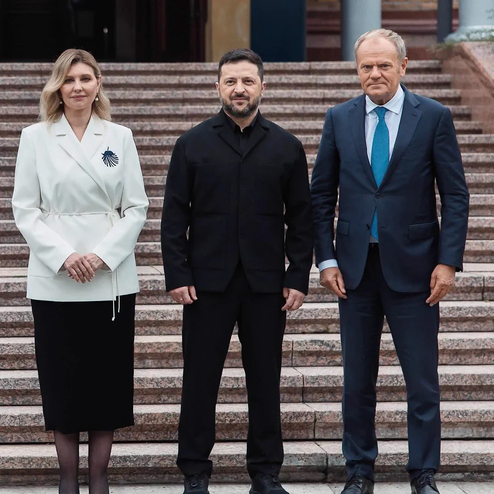 Donald Tusk anunció un nuevo paquete de ayuda a Ucrania y el mandatario ucraniano agradeció el apoyo de Varsovia