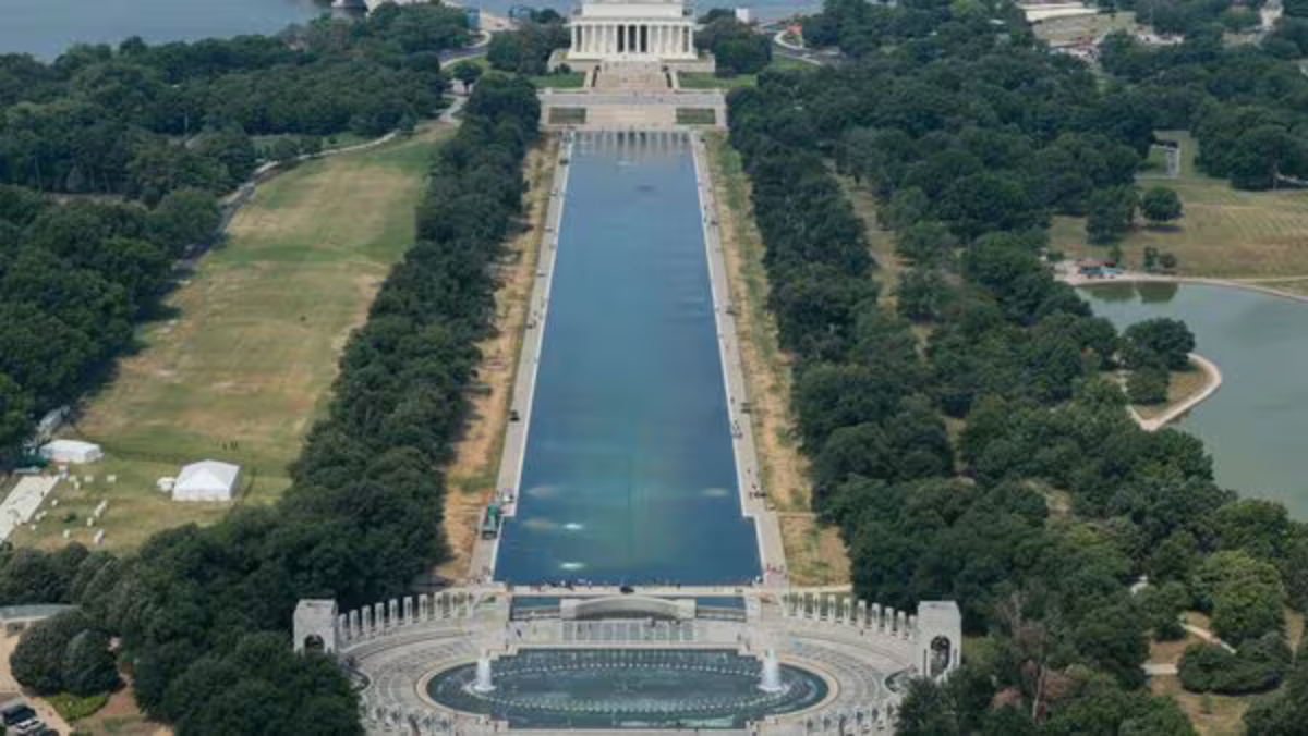 The Lincoln Memorial in DC and its reflecting pool