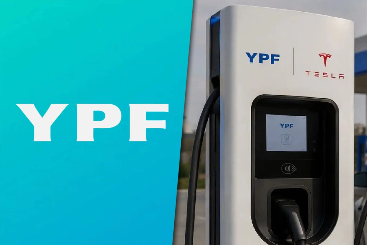 YPF anunció dónde estarán los primeros cargadores rápidos de Tesla